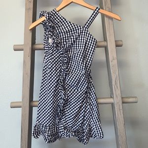 Girls one shoulder dress